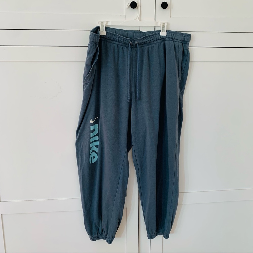 Men’s Blue Nike Pull On Drawstring Jogger Pants Size 2X